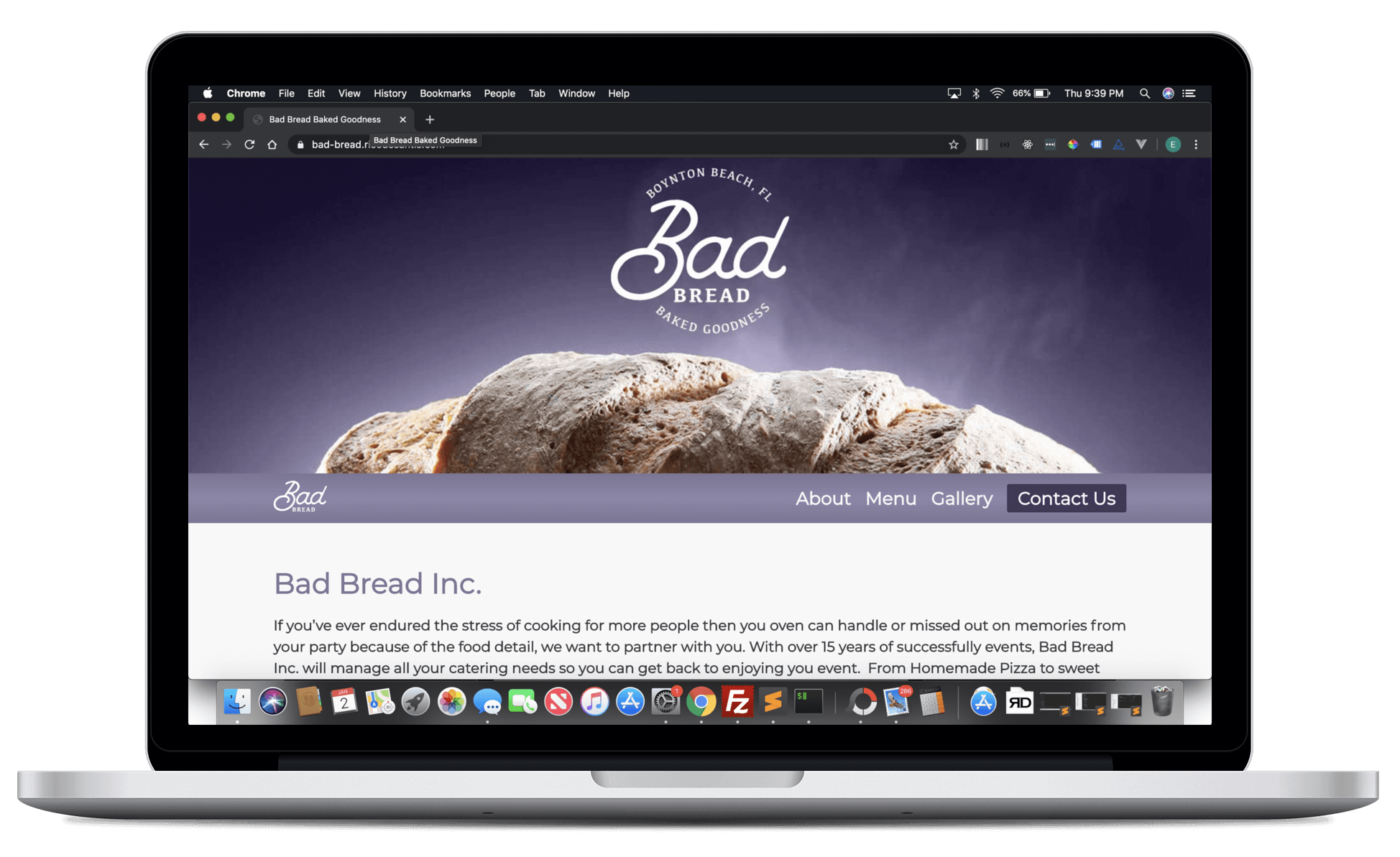 Bad Bread Website - Rico De Santis Project